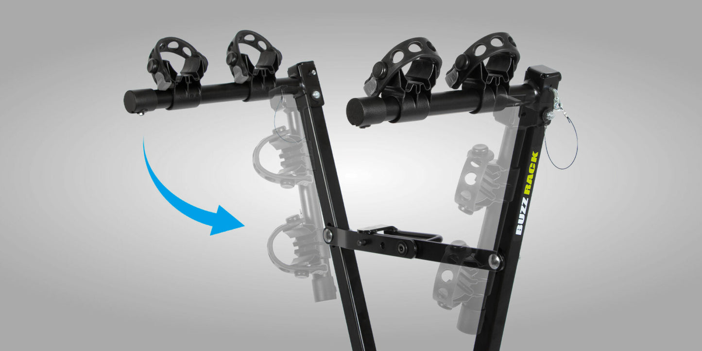 V-Buzz (Tow Ball) 2 Bike Dual Arm Rack